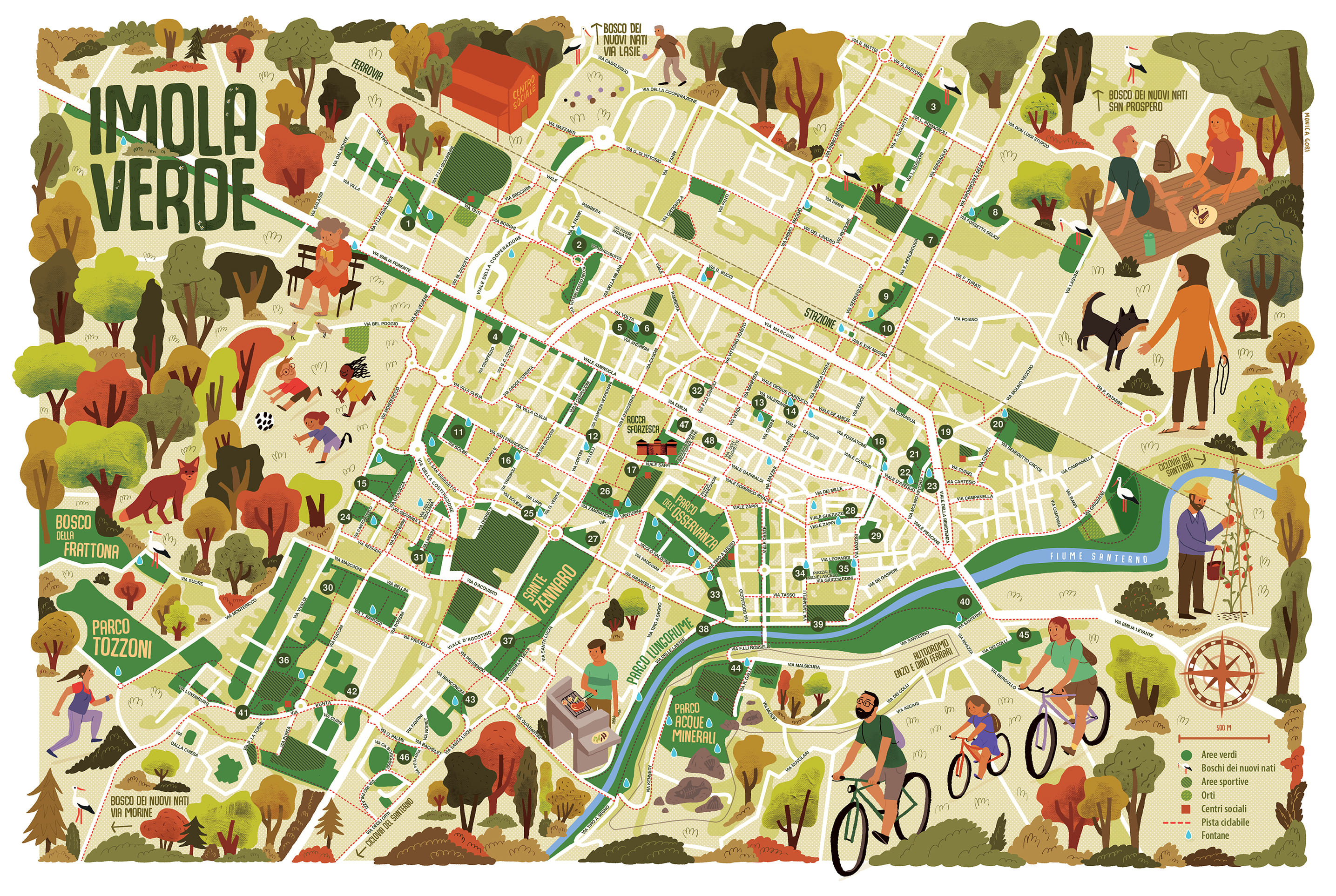 Mappa Verde Imola 2026 fronte