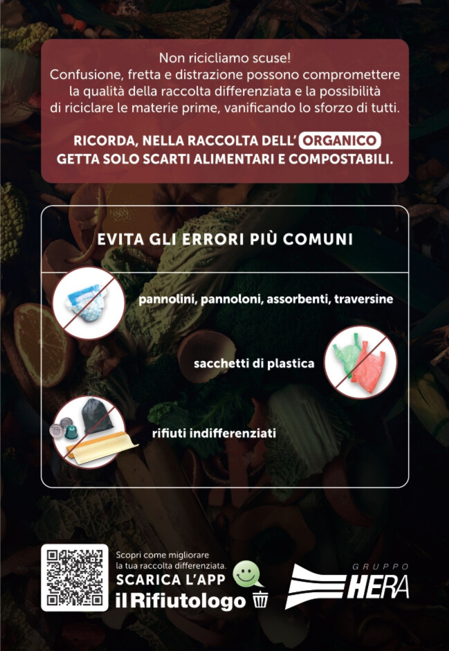 Non riciclare scuse - organico 2