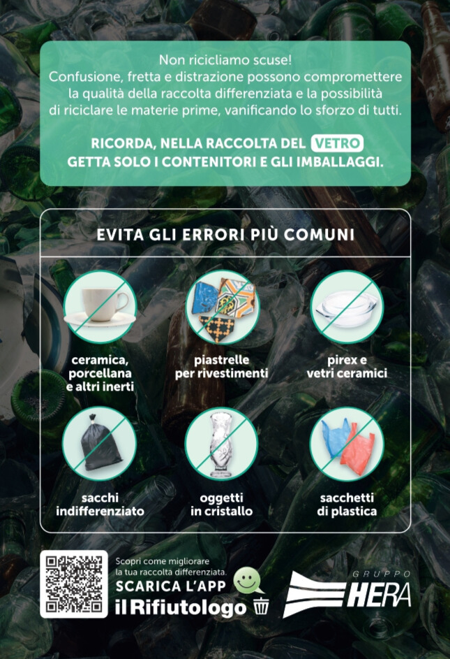 Non riciclare scuse - vetro 2